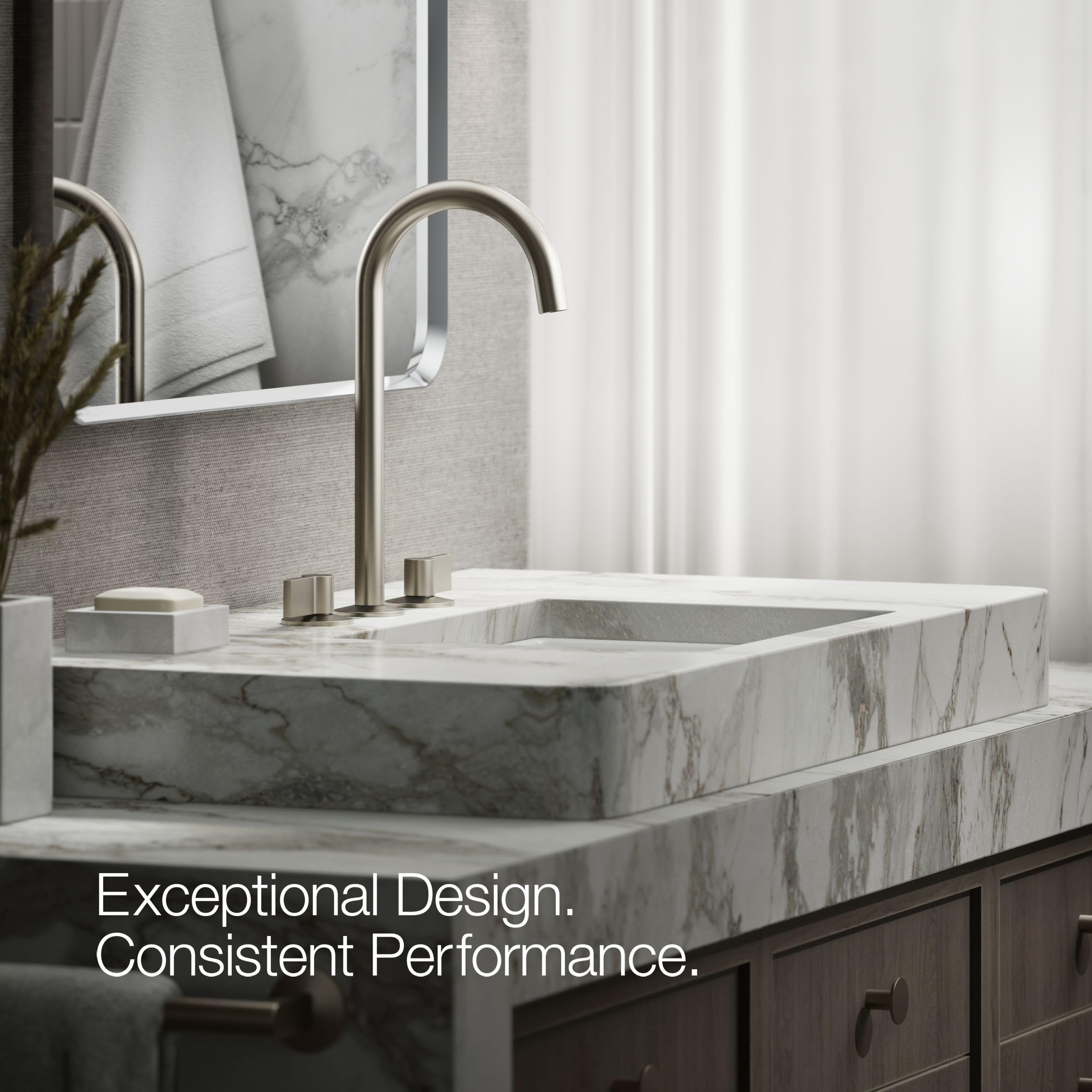 Kohler 77965-BN Components® Bathroom Sink Faucet spout with Tube